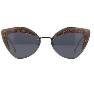 FENDI~Glitter~Rimless Cat Eye Sunglasses~FF 0355/S KB71R  w/Case~EUC Fendi | Accessories | Fendiglitterrimless Cat Eye  main image 3